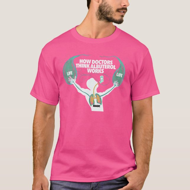 Camiseta Magical Albuterol Funny Respiratory Therapist Desi (Frente)