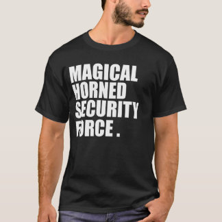 Camiseta Magical Horned Security Force Funny Halloween