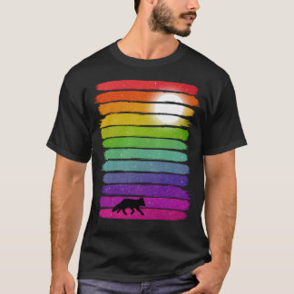 Camiseta Magical Rainbow Starry Night - Pincéis