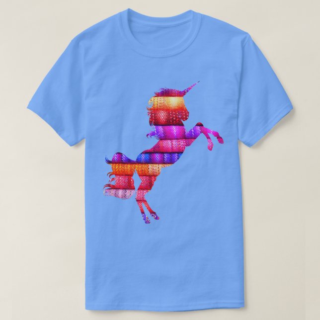 Camiseta Magical Rainbow Unicorn T (Frente do Design)