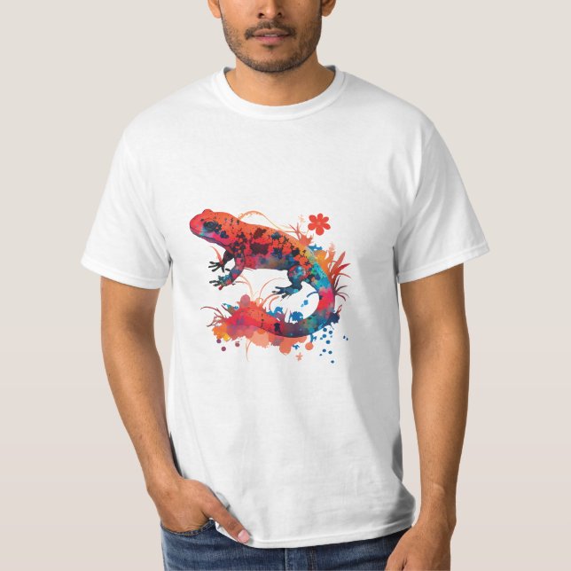 Camiseta Magical Red Salamander (Frente)