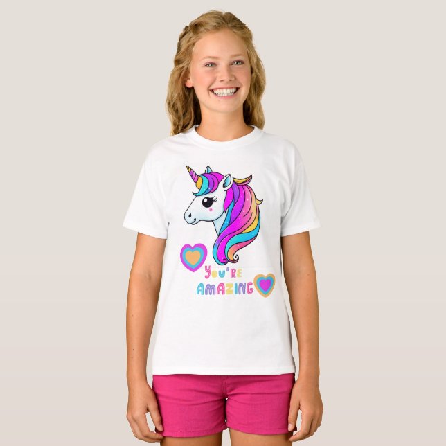 Camiseta  Magical Unicorn Kids T-Shirt (Frente Completa)