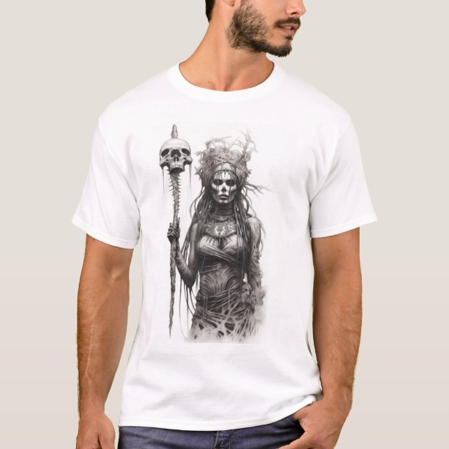 Camiseta Magical Witch Doctor em Pose T-shirt (Frente)