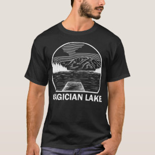 Camiseta MAGICAN LAKE MICHIGAN Funny Fisheries Camping Sumá