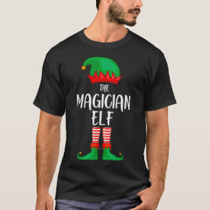 Camiseta Magician Elf Christmas Party Matching Family Group