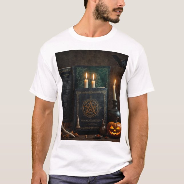 Camiseta Magick do Halloween (Frente)