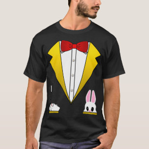 Camiseta Mágico Costume Engraçado Tuxedo Para Crianças Adul