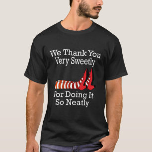 Camiseta Mágico De Oz Nós Agradecemos Muito Bem