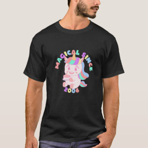 Camiseta Mágico Desde 2006 Unicórnio 16º Aniversário