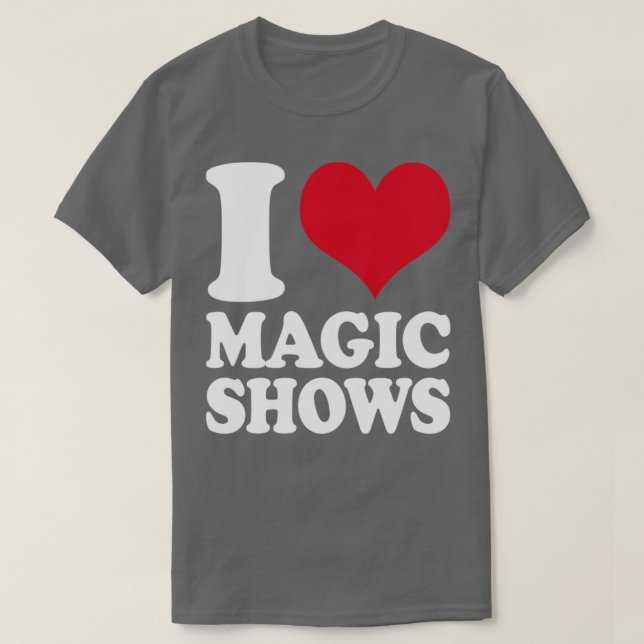 Camiseta Mágico Eu Adoro Mágicas Mostras (Frente do Design)