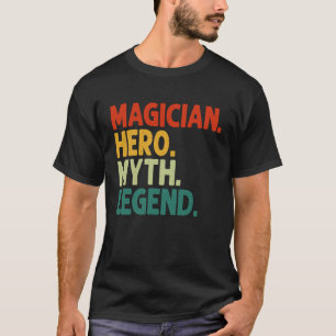Camiseta Mágico Herói Mito Lenda Vintage Mágico