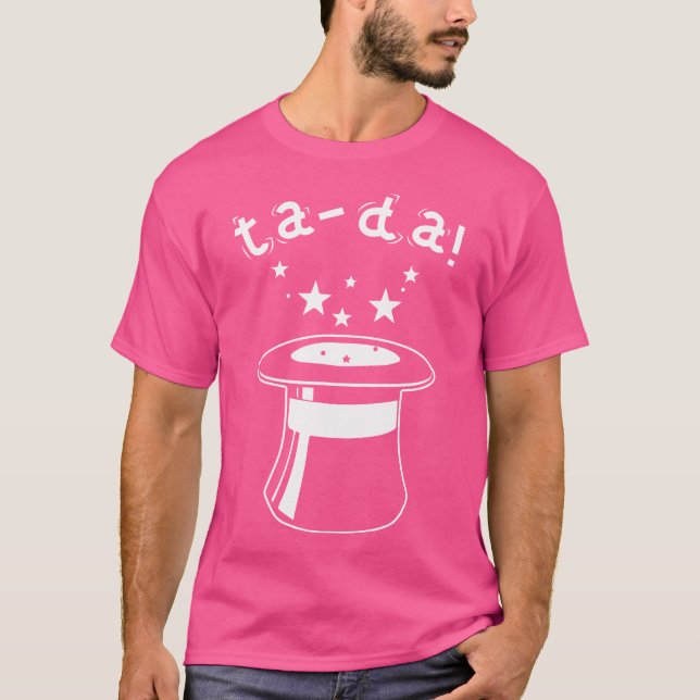 Camiseta Mágico Presente de Magia Ta-Da (Frente)