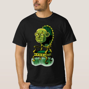 Camiseta Mágico Vintage de Oz, Trono Esmeralda do Mágico Ma