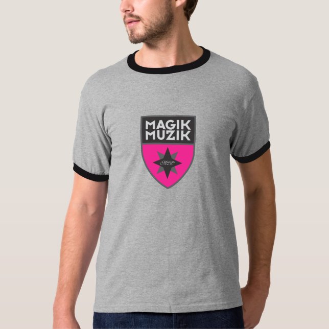 Camiseta Magik Muzik "rosa " (Frente)