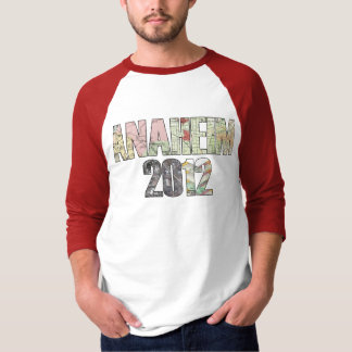 Camiseta MAGIRT Anaheim 2012 3/4 de Raglan da Capa