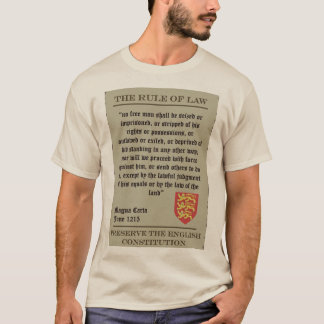 Camiseta Magna Carta - Preservar a Constituição