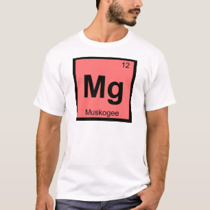 Camiseta Magnésio - Mesa periódica da química de Oklahom
