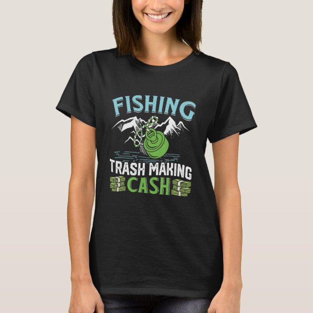 Camiseta Magnetic Fishing Trash making Cash Treasure Scrap  (Frente)
