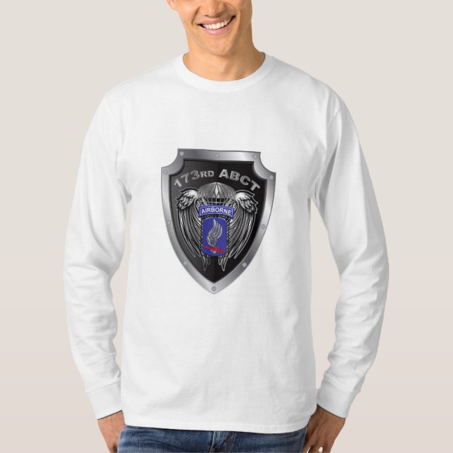Camiseta Magnífico 173º Equipe de Combate de Brigadas Aérea (Frente)