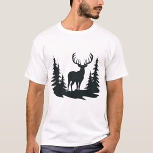 Camiseta Magnífico Buck Entre Pinheiros