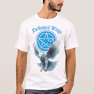 Camiseta Magnífico Coruja de Neve Encantada