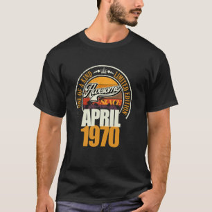 Camiseta Magnífico desde abril de 1970 55º Aniversário Dito