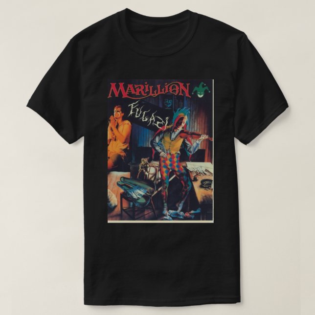 Camiseta Magnífico Memória Marillion Graphic Para Ventilado (Frente do Design)