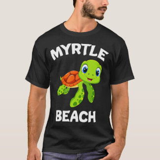 Camiseta Magnífico Myrtle Beach Design com um mar cúmulo T
