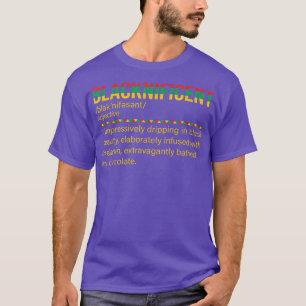 Camiseta Magnífico Orgulho Africano-Americano Orgulha-se de