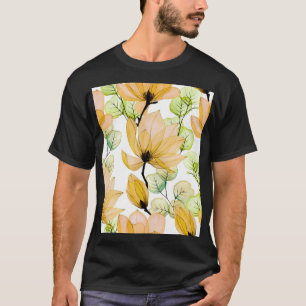 Camiseta Magnolia Eucalyptus: Impressão sem água