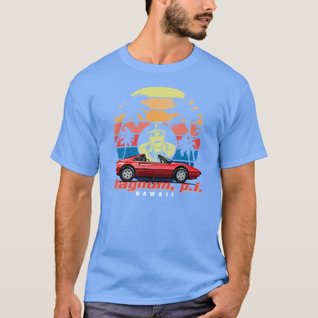 Camiseta Magnum PI Retro (Frente)