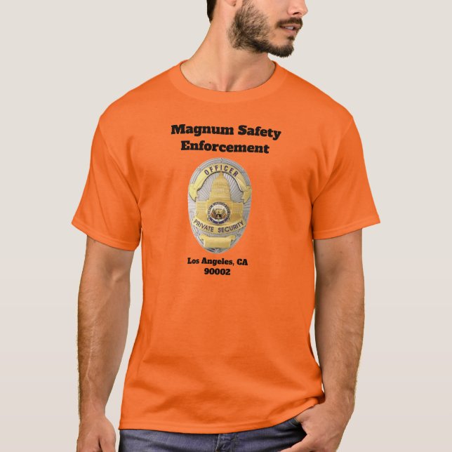 Camiseta Magnum Safety Enforcement  (Frente)