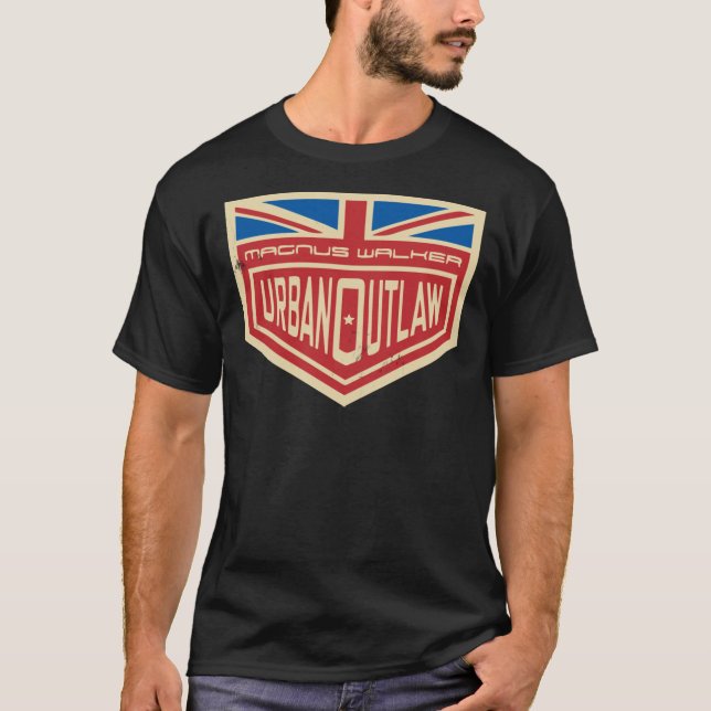 Camiseta Magnus Walker Urban Outlaw Logotipo Essencial  (Frente)