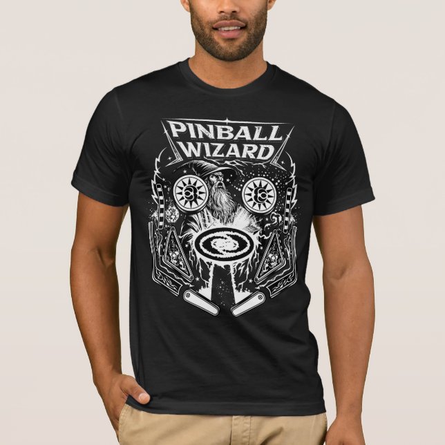 Camiseta Mago do Pinball (Frente)