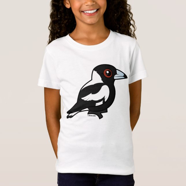 Camiseta Magpie australiano de Birdorable (Frente)