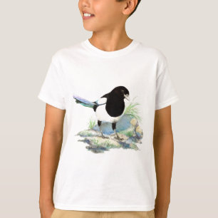 Camiseta Magpie - Ave Aquarela