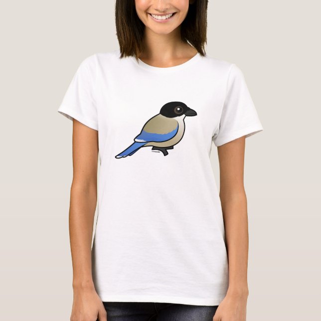 Camiseta Magpie de asa azul (Frente)