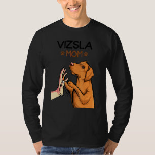 Camiseta Magyar Vizsla Mãe Cão Mama Mulheres