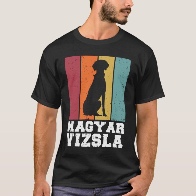 Camiseta Magyar Vizsla Vintage (Frente)