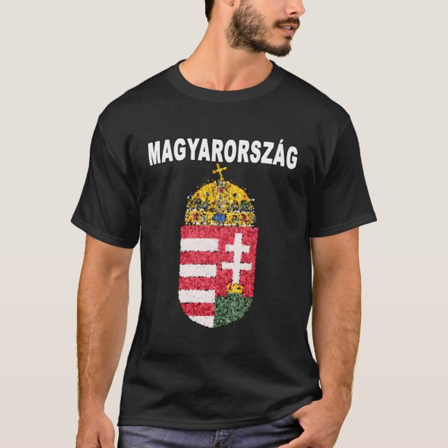 Camiseta Magyarorszag Húngaro Emblem Artístico (Frente)