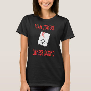 Camiseta Mah Jongg Chinês Jogo Domino Americano Mah Jong Ap