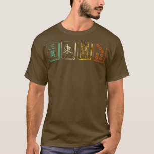 Camiseta Mah Jongg Sets Vintage Retro Mahjong