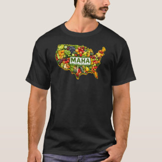 Camiseta MAHA Faça a América Saudável Novamente - MAHA MAP 