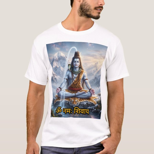 Camiseta Mahadev Spiritual Energy ArtT-Shirt (Frente)
