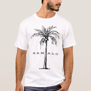 Camiseta Mahalo Hawaii Da Ilha. Sinta O Espírito Aloha