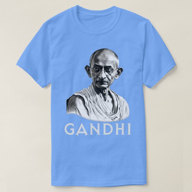 Camiseta Mahatma Gandhi (Frente do Design)