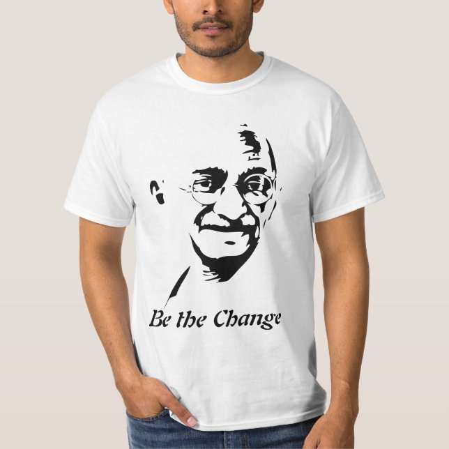 Camiseta Mahatma Gandhi (Frente)