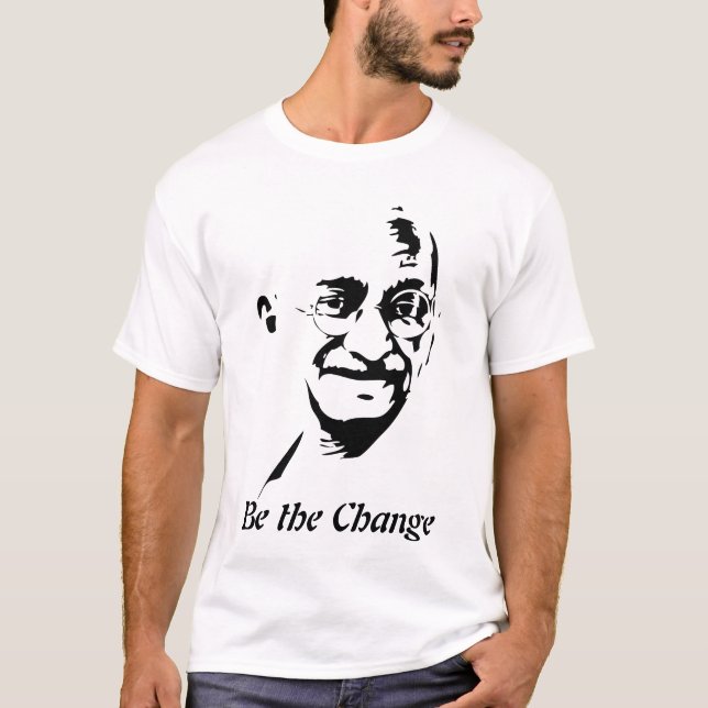 Camiseta Mahatma Gandhi (Frente)