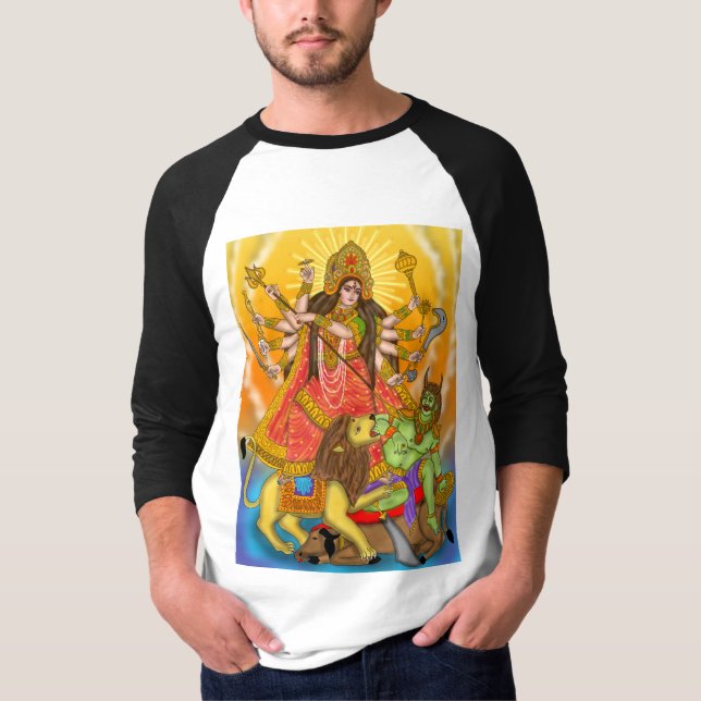 Camiseta Mahishasur Mardini Durga T-Shirt (Frente)