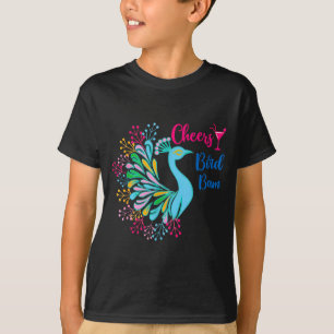 Camiseta Mahjong de Ervilha Vivas ao Passarinho Bam Vinho C